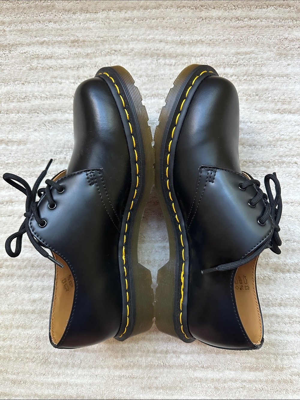 NWOB Dr Martens Air Wair 11837 Shoes Black 3 eye Oxford Size 9 - Picture 11 of 17